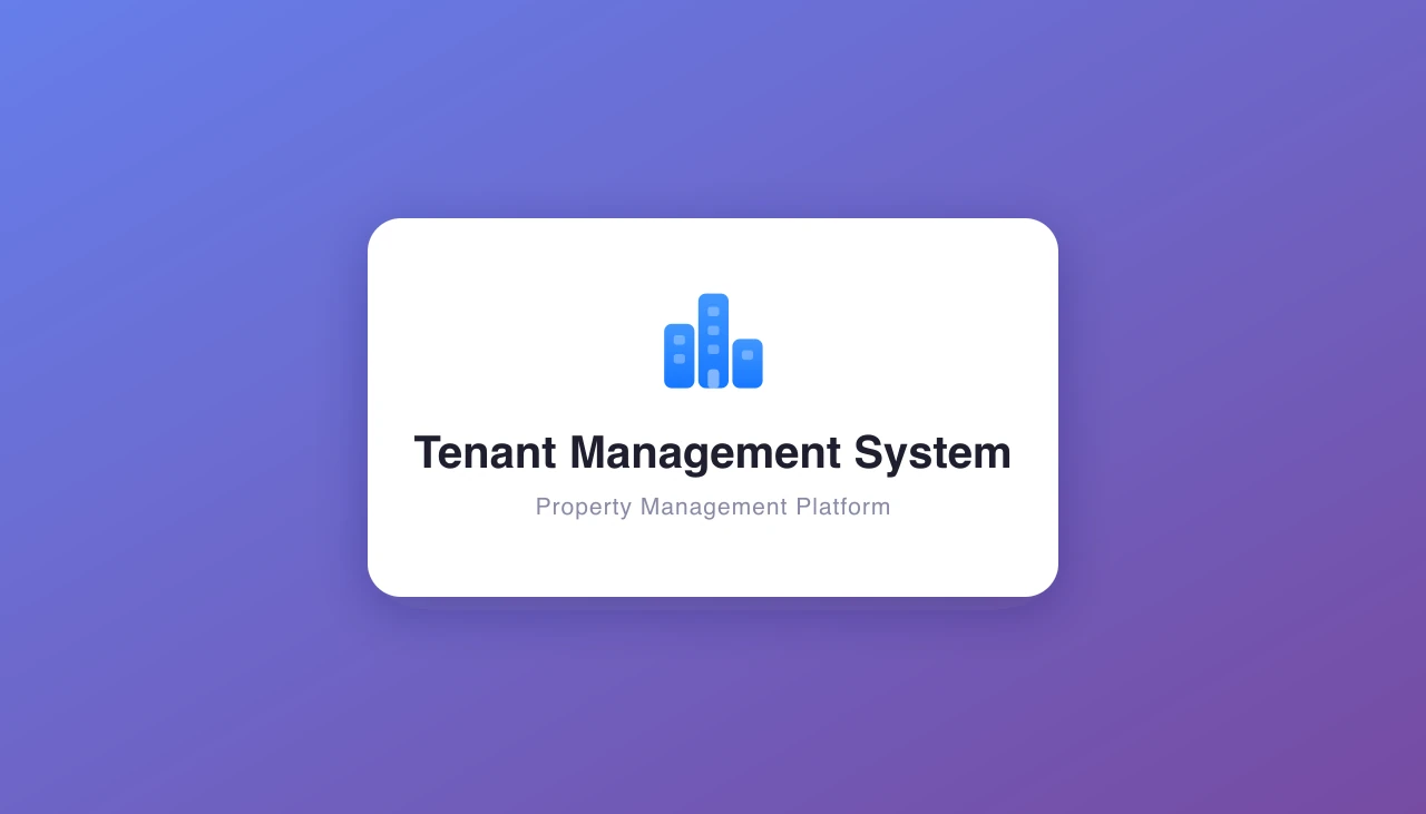 Tenant Management — property management platform